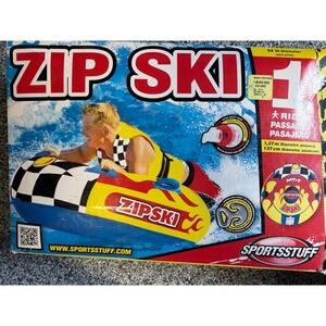 Sportsstuff Zip Ski 1 Rider Inflatable Towable Water Tube 54 Inch 53-1313 NEW